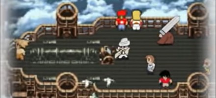 Video thumbnail: sprites from Final Fantasy VI edited to resemble their anime counterparts